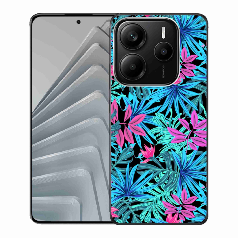 Gelový kryt mmCase na Xiaomi Redmi Note 14 5G - květiny 3