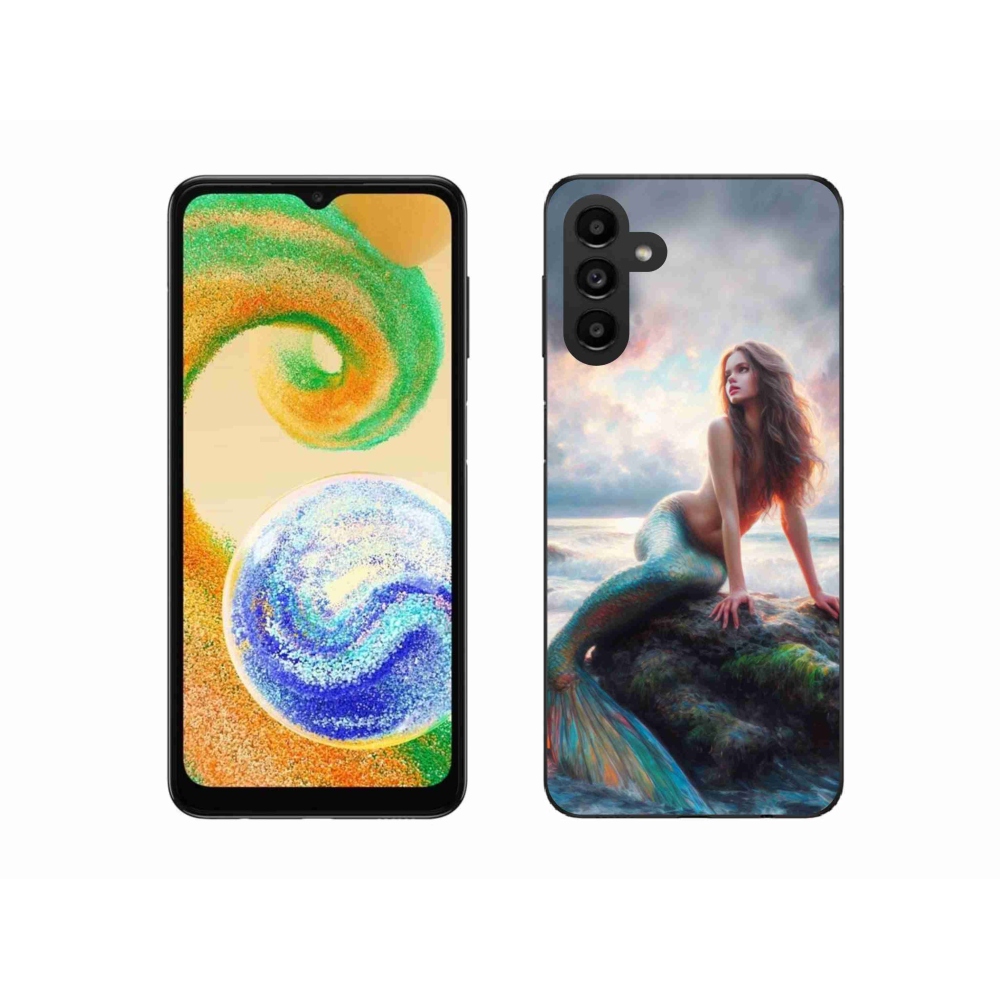 Gelový kryt mmCase na Samsung Galaxy A04s (164.7x76.7x9.1mm) - mořská panna