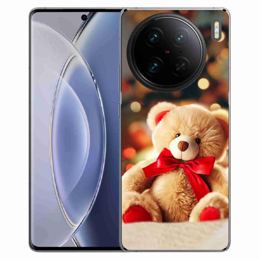 Gelový kryt mmCase na Vivo X90 Pro - plyšový medvídek