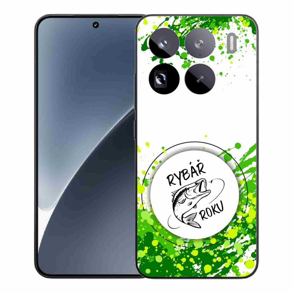 Gelový kryt mmCase na Xiaomi 15 Pro - rybář roku bílé pozadí