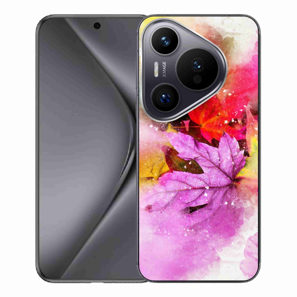 Gelový kryt mmCase na Huawei Pura 70 Pro - barevné listy