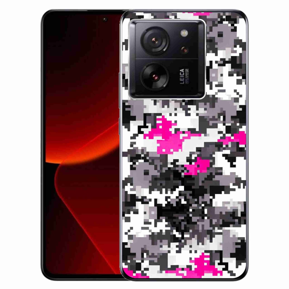 Gelový kryt mmCase na Xiaomi 13T/13T Pro - maskáčový vzor 4