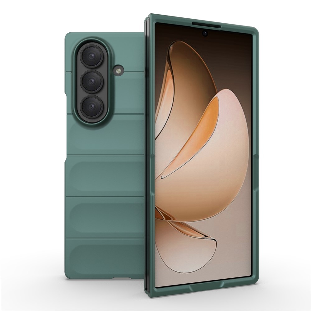 Rugg odolný gelový obal na Samsung Galaxy Z Fold7 5G - zelený