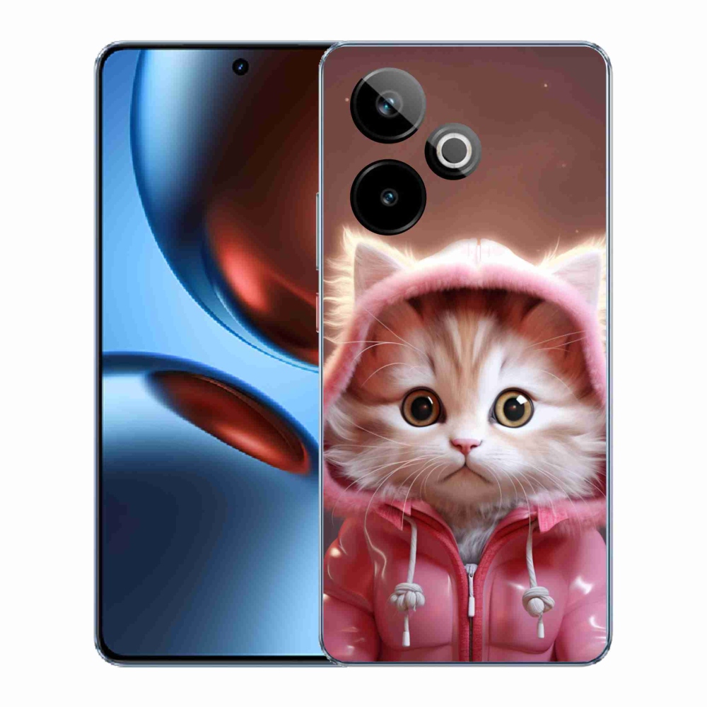 Gelový kryt mmCase na Realme GT 7 5G/GT 7T 5G - roztomilé kotě 3