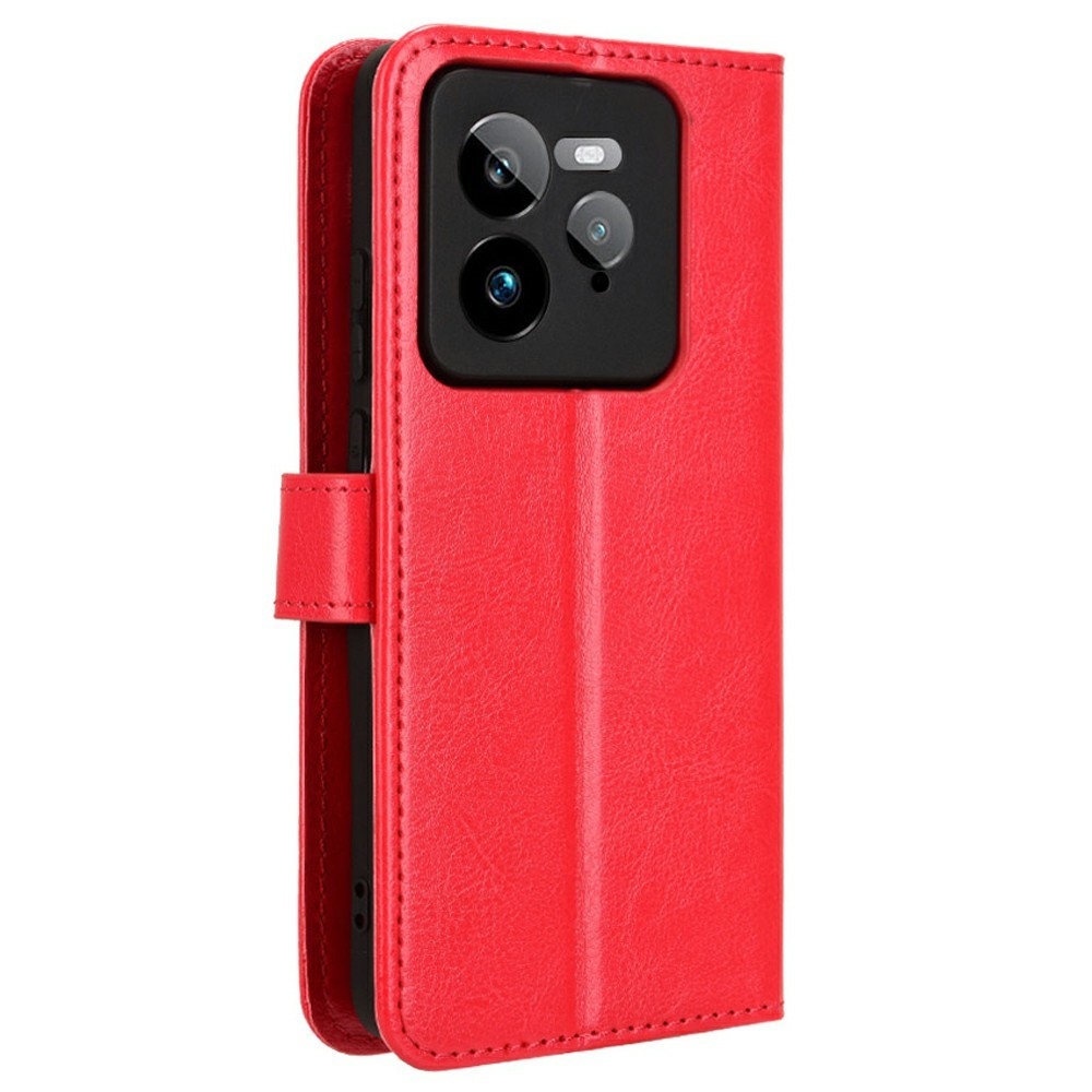 Crazy knížkové pouzdro na Realme GT 7 Pro 5G - červené
