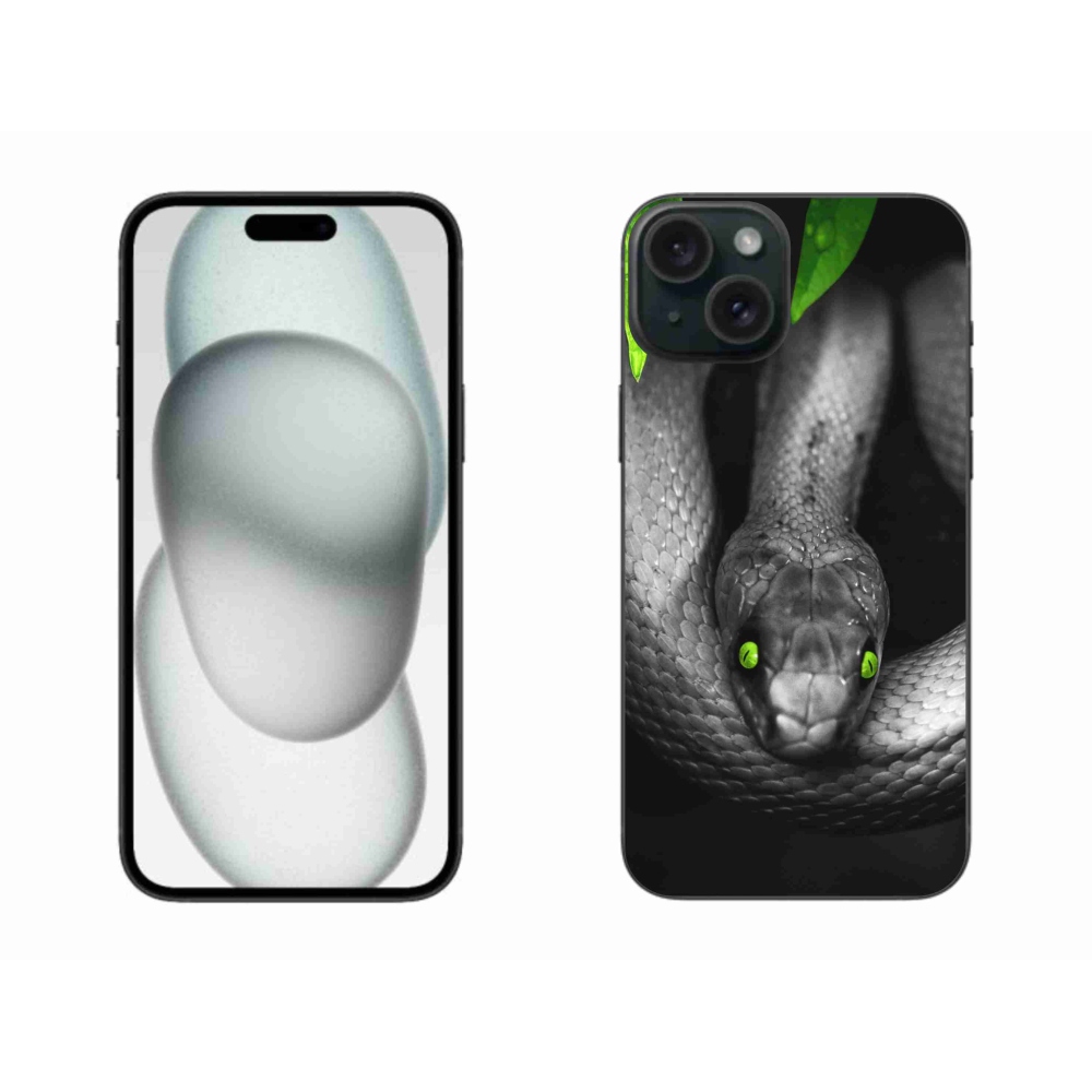 Gelový kryt mmCase na iPhone 15 Plus - had