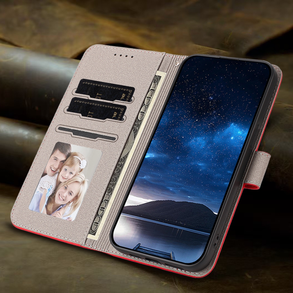 Snap knížkové pouzdro na Samsung Galaxy A07 4G - červené
