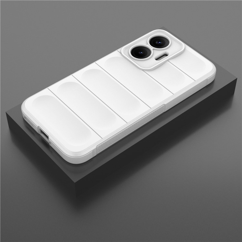 Rugg odolný gelový obal na Xiaomi Poco F7 5G - bílý