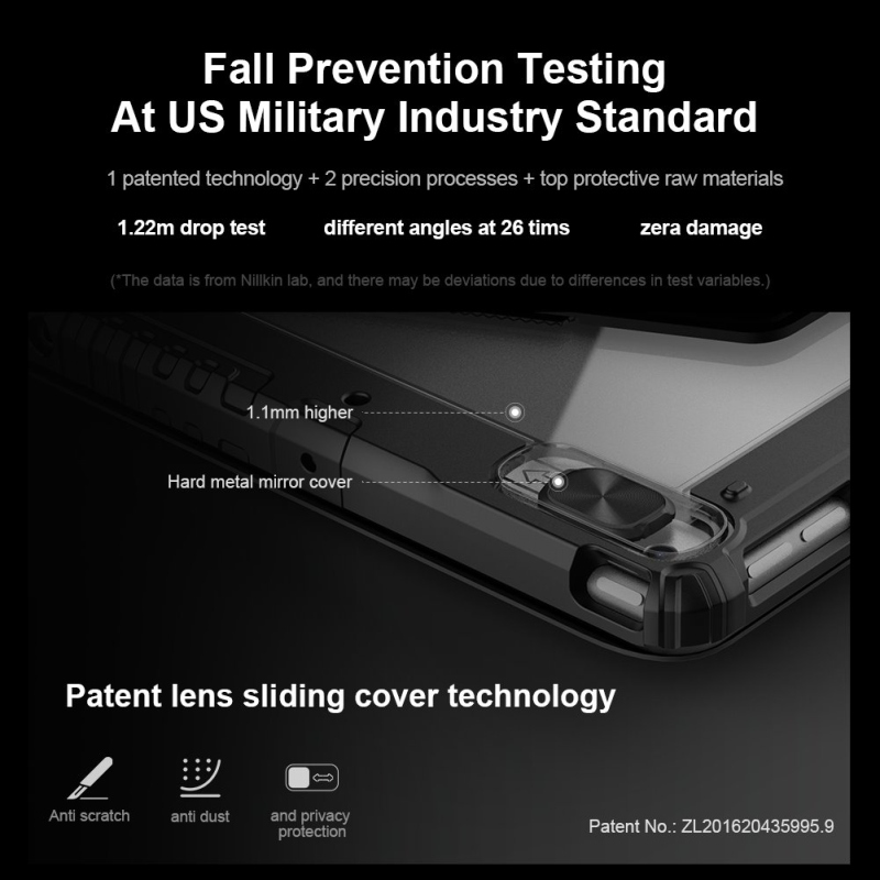Nillkin Bumper Link Keyboard Case (Backlit Version) pro iPad 10.2 2019/2020/2021 Black