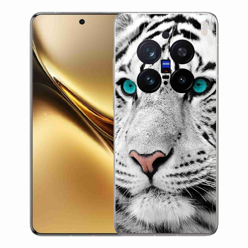 Gelový kryt mmCase na Vivo X200 Pro 5G - bílý tygr