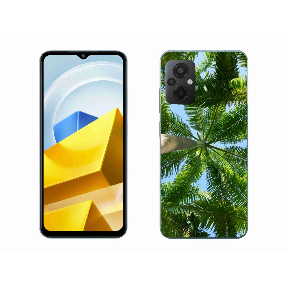 Gelový kryt mmCase na Xiaomi Poco M5 4G - palmy