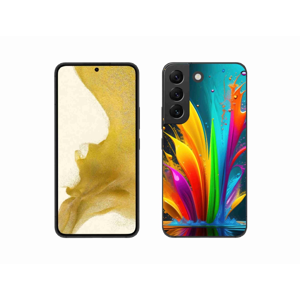 Gelový kryt mmCase na Samsung Galaxy S22 5G - abstraktní motiv 1