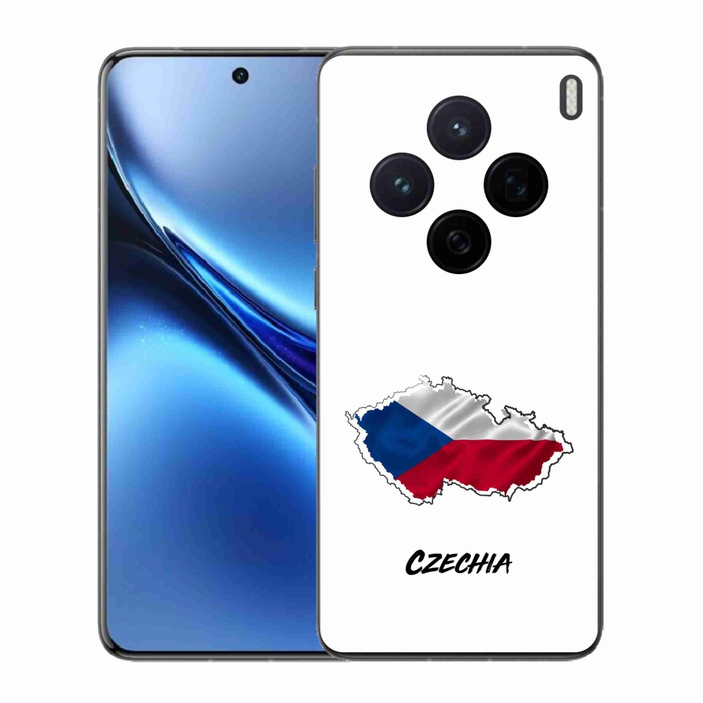 Gelový kryt mmCase na Vivo X200 5G - Czechia bílé pozadí