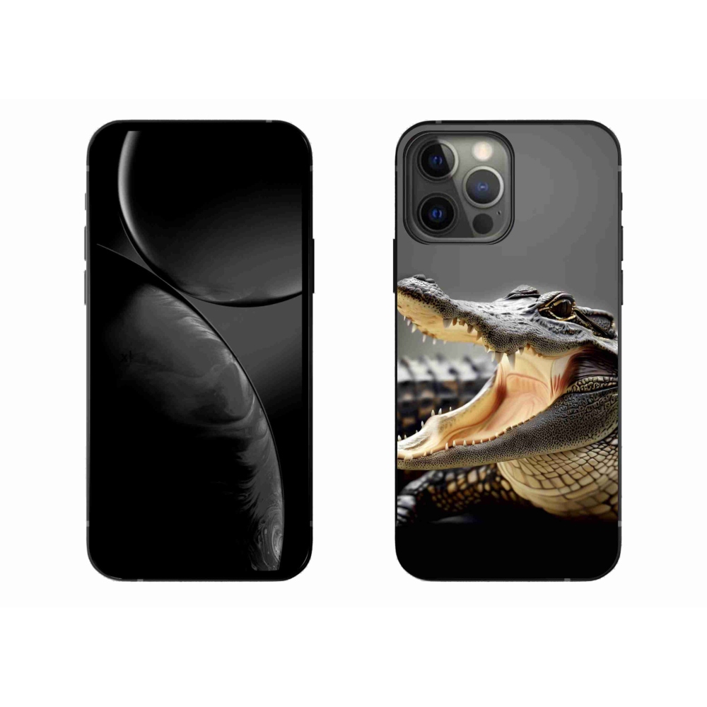 Gelový kryt mmCase na iPhone 13 Pro Max 6.7 - krokodýl