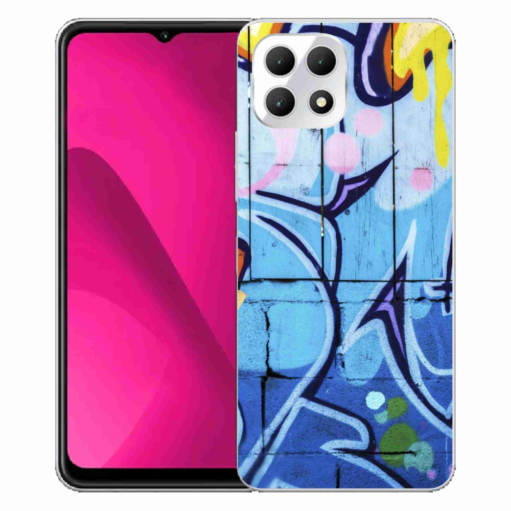Gelový kryt mmCase na T-Mobile T Phone 2 - graffiti