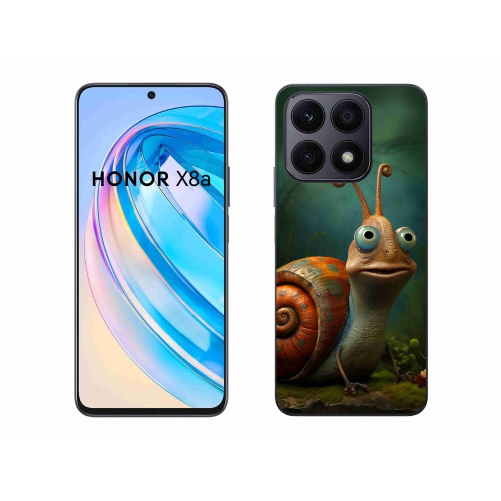 Gelový kryt mmCase na Honor X8a - šnek