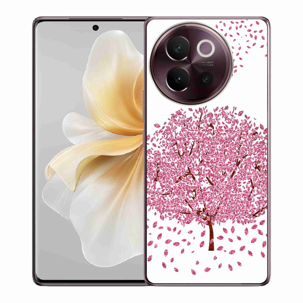 Gelový kryt mmCase na Vivo V40 Lite 5G - kreslený strom s listy