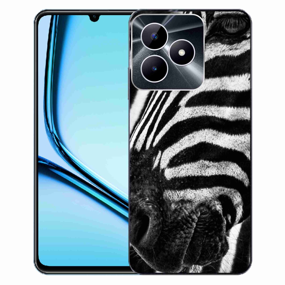 Gelový kryt mmCase na Realme Note 50 - zebra