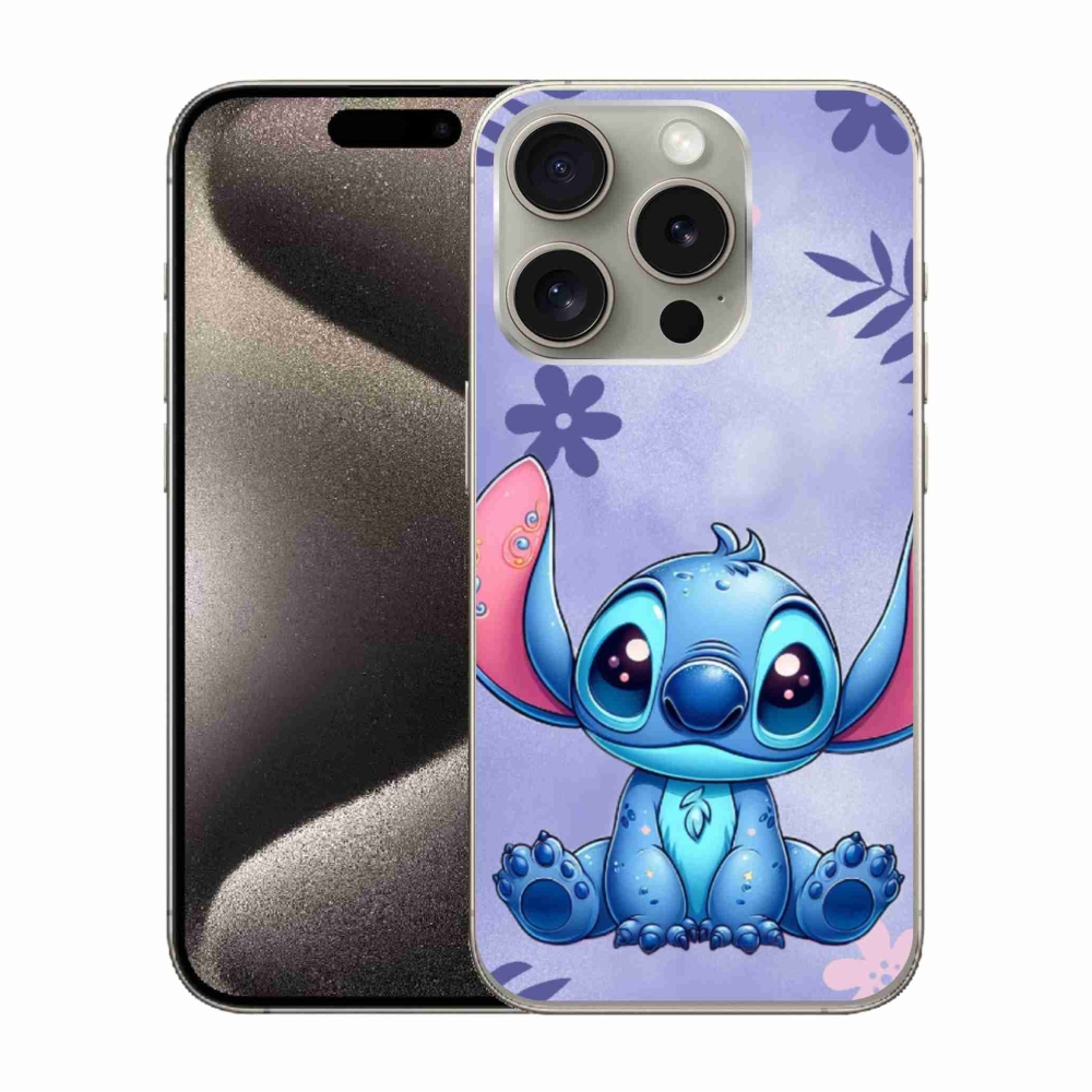 Gelový kryt mmCase na iPhone 15 Pro - stitch