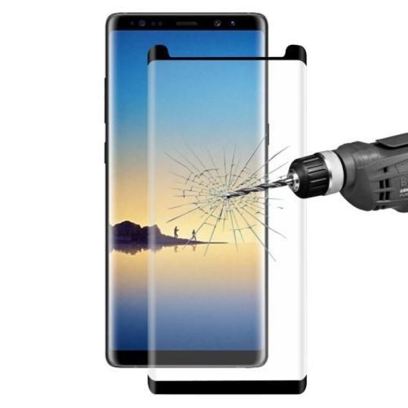 FXM4 celoplošné tvrzené sklo na displej  Samsung Galaxy Note 8 - černé