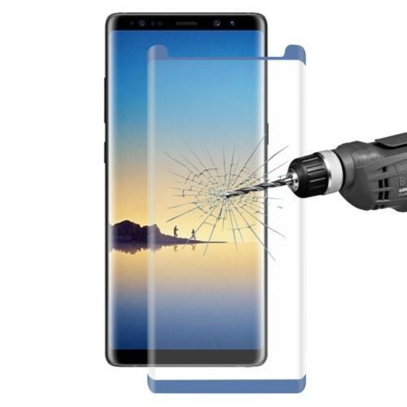 FXM4 celoplošné tvrzené sklo na displej  Samsung Galaxy Note 8 - modré