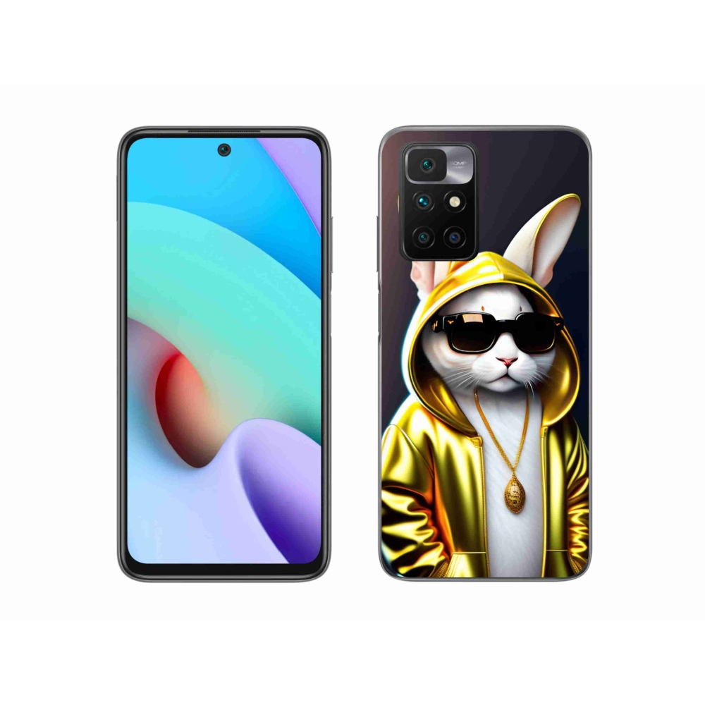 Gelový kryt mmCase na Xiaomi Redmi 10/Redmi 10 (2022) - kočka boss