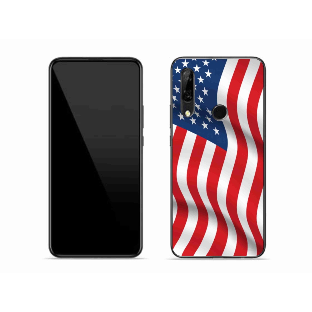 Gelový kryt mmCase na mobil Honor 9X - USA vlajka
