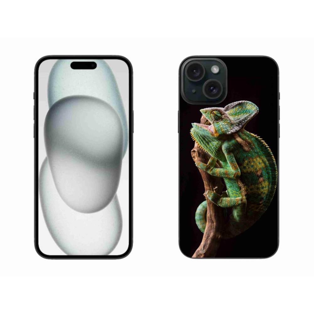 Gelový kryt mmCase na iPhone 15 Plus - chameleon