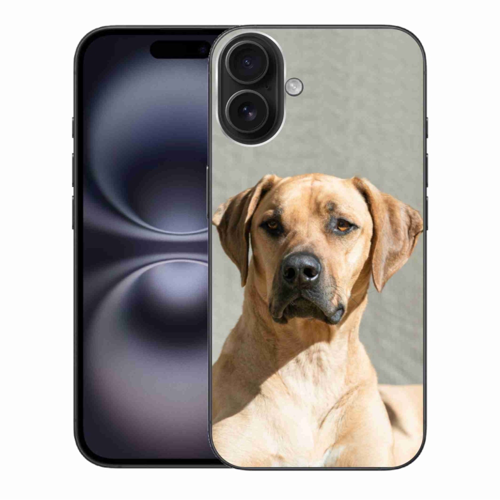 Gelový kryt mmCase na iPhone 16 Plus - ridgeback