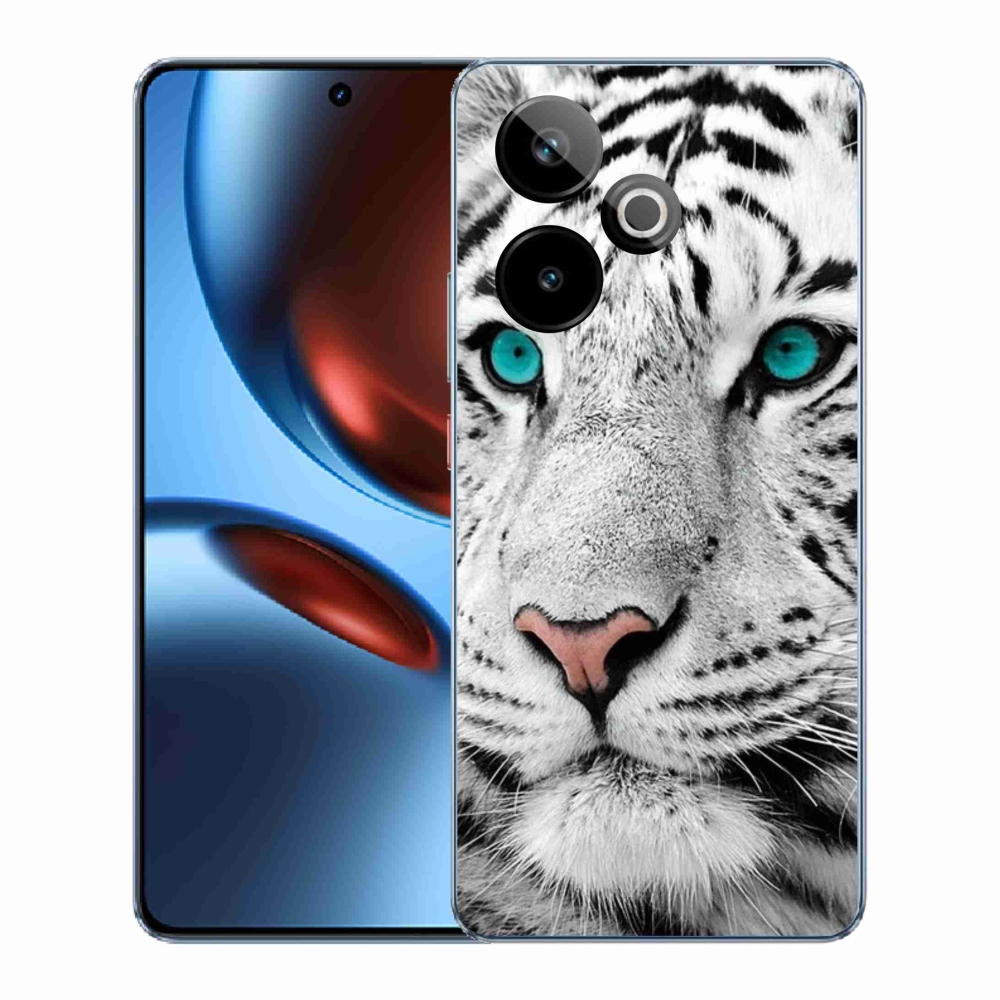 Gelový kryt mmCase na Realme GT 7 5G/GT 7T 5G - bílý tygr