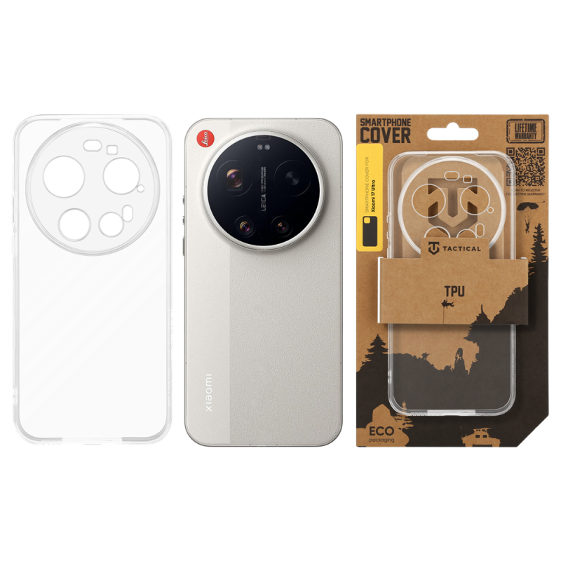 Tactical TPU Kryt pro Xiaomi 17 Ultra Transparent