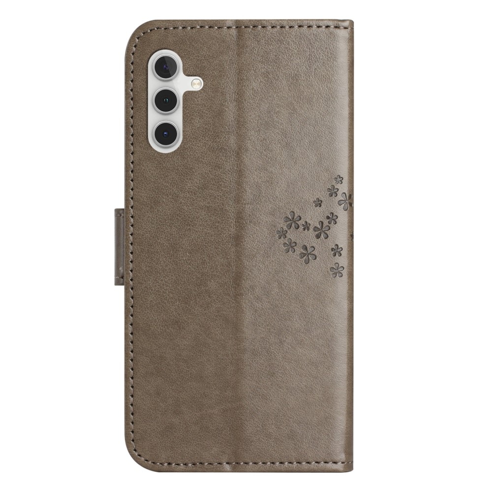 Tree knížkové pouzdro na Samsung Galaxy M15 5G - šedé