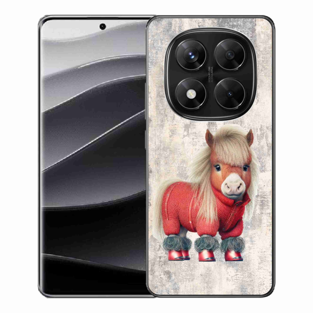 Gelový kryt mmCase na Xiaomi Redmi Note 14 Pro 5G/Poco X7 5G - poník ve svetru