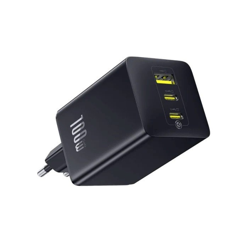 Baseus EnerFill FE11 Fast Nabíječka USB-A + USB-C + USB-C 100W Cosmic Black