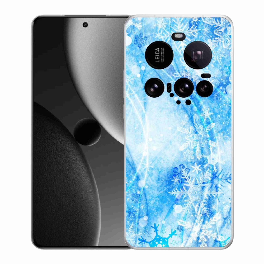 Gelový kryt mmCase na Xiaomi 15 Ultra - sněhové vločky