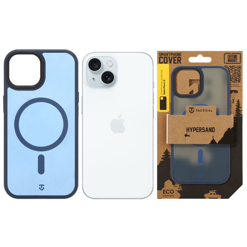 Tactical MagForce Hypersand Kryt pro Apple iPhone 15 Deep Blue