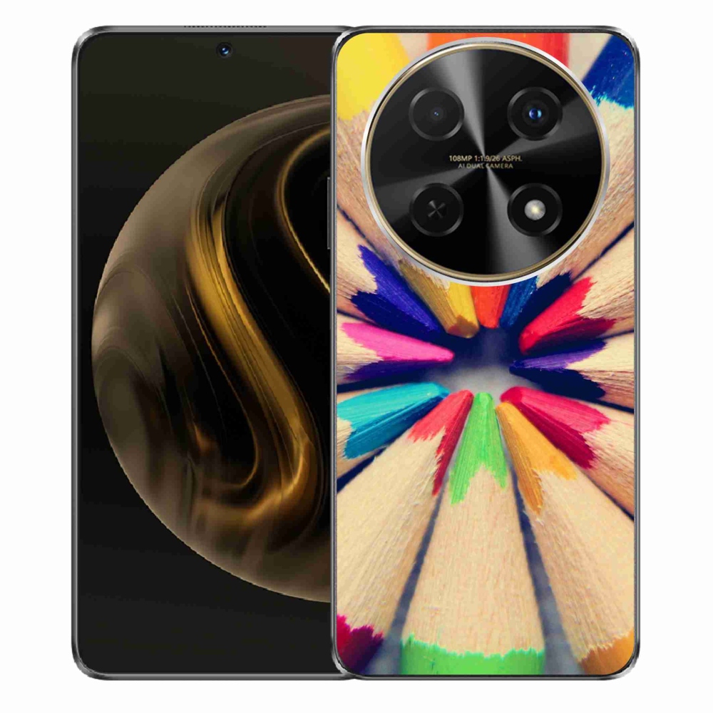 Gelový kryt mmCase na Huawei Nova 12i - pastelky 
