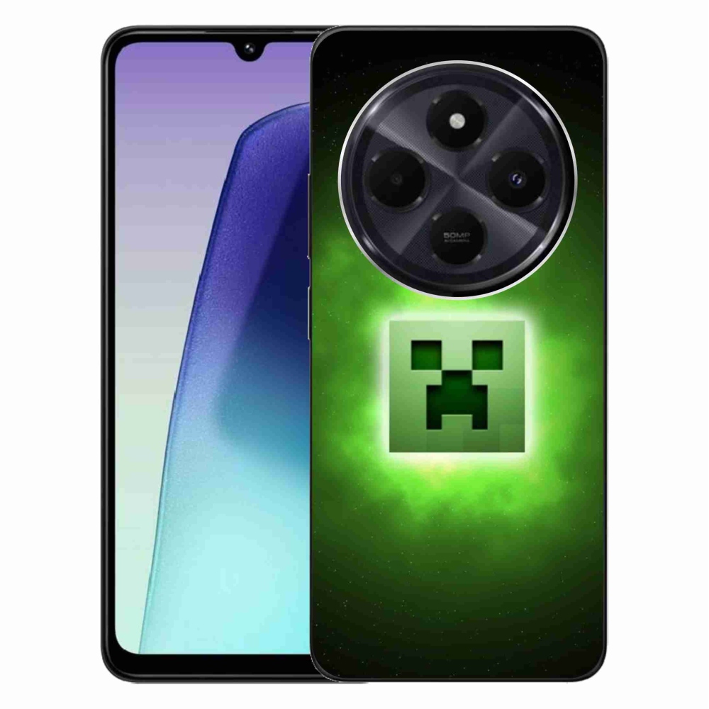 Gelový kryt mmCase na Xiaomi Redmi 14C/Poco C75 - minecraft