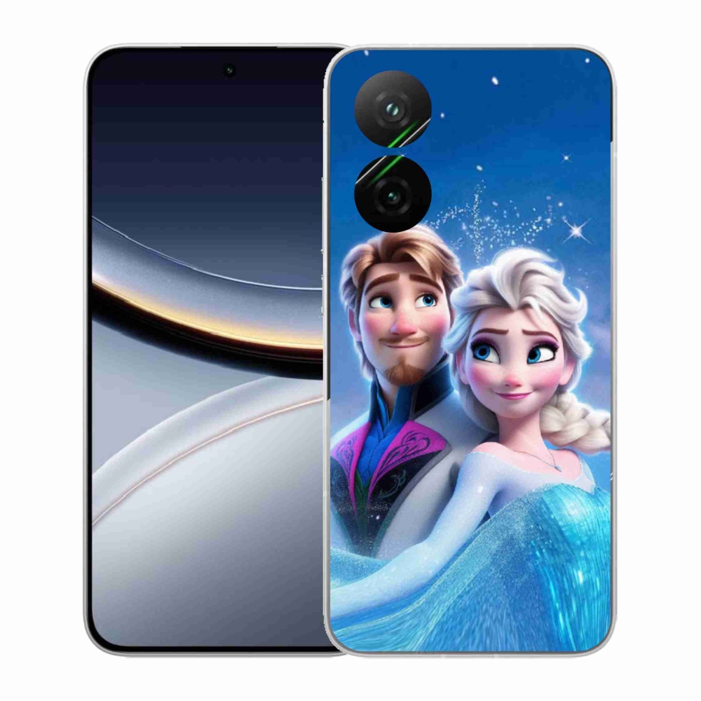 Gelový kryt mmCase na Xiaomi Poco F7 5G - ledové království 1