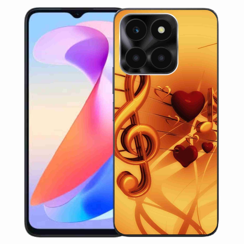 Gelový kryt mmCase na Honor X6a - noty