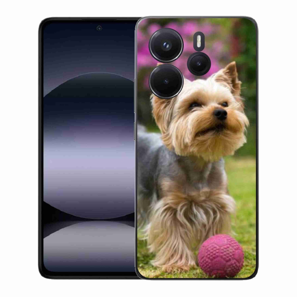 Gelový kryt mmCase na Xiaomi Redmi Note 14 - jorkšír 4