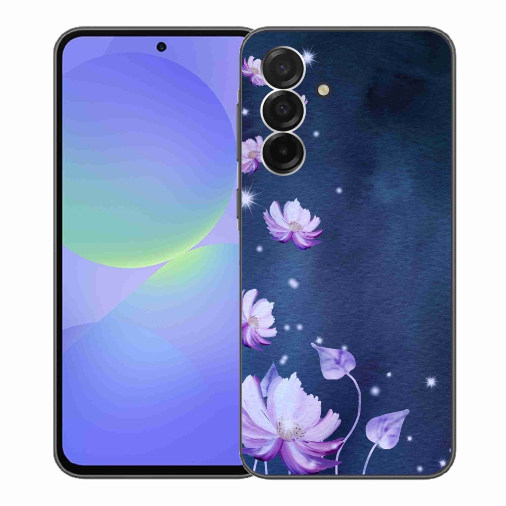 Gelový kryt mmCase na Samsung Galaxy A36 5G - padající květy