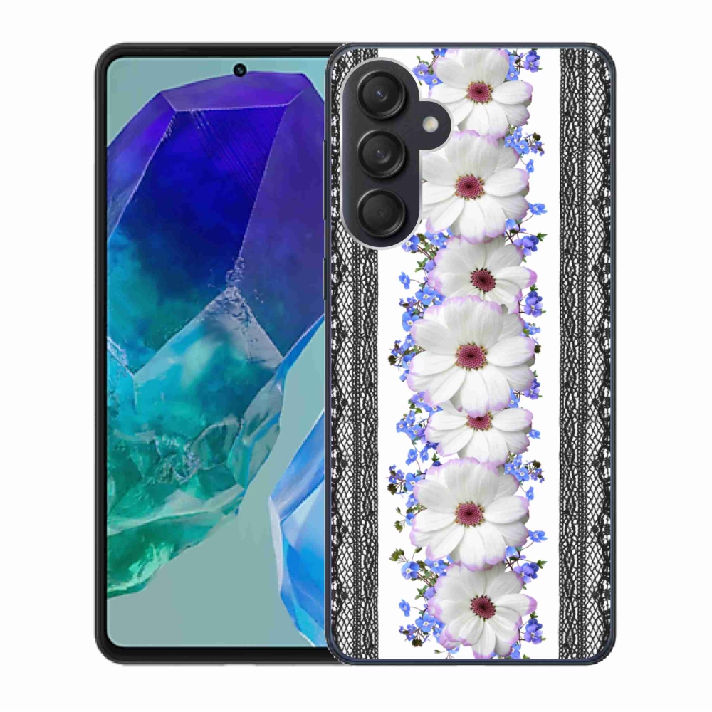 Gelový kryt mmCase na Samsung Galaxy M55 5G - květiny 8