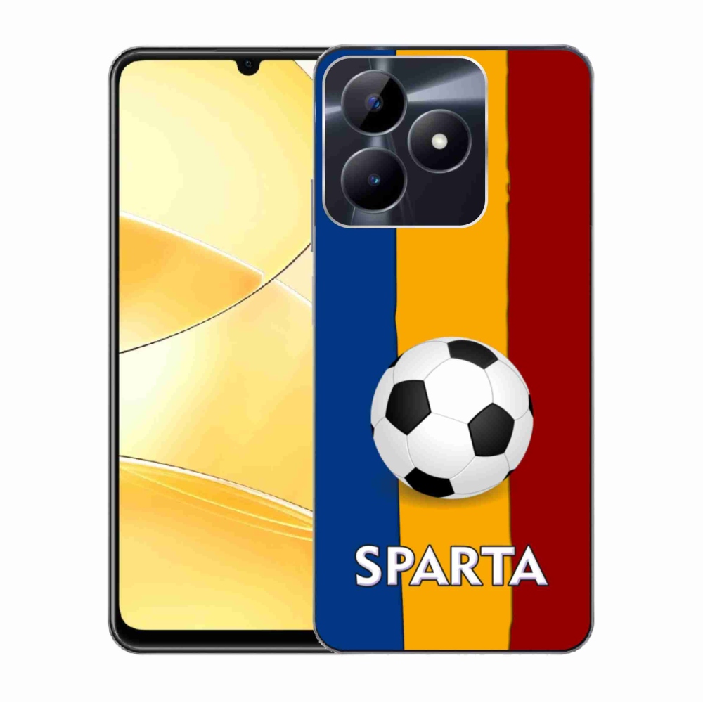 Gelový kryt mmCase na Realme C51/C53 - fotbal 1