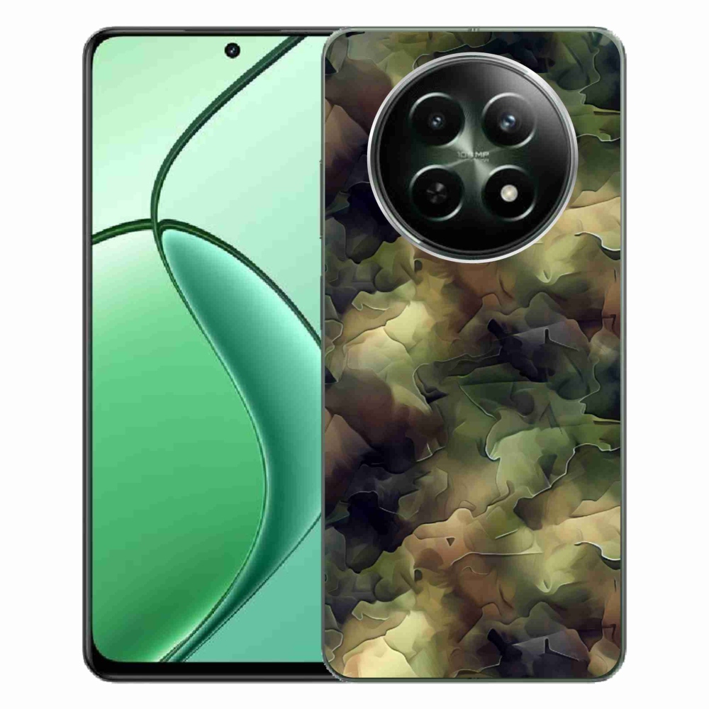 Gelový kryt mmCase na Realme 12 5G/12x 5G - maskáčový vzor 10