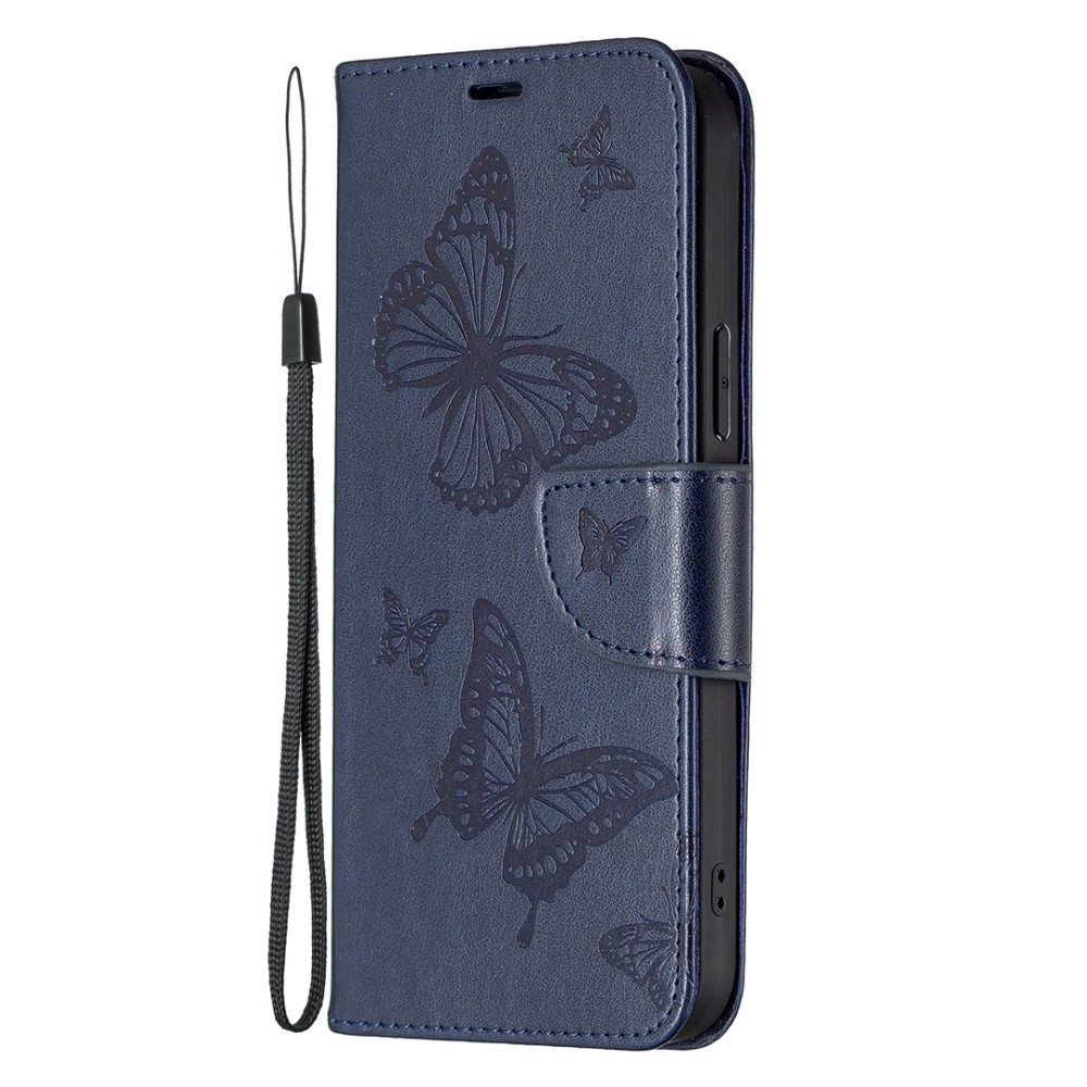 Butterfly knížkové pouzdro na Xiaomi Redmi Note 13 Pro 4G/Poco M6 Pro - tmavěmodré