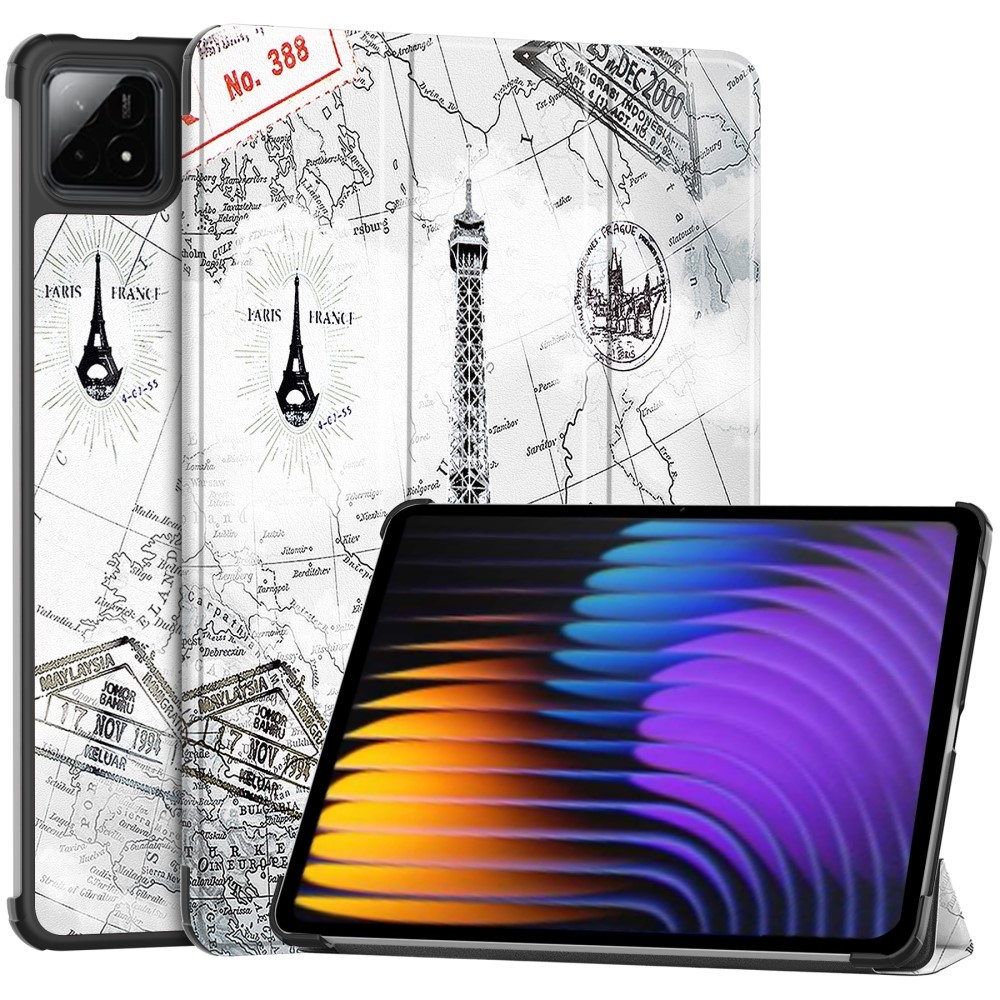 Patty chytré polohovací pouzdro na tablet Xiaomi Pad 7/7 Pro - Eiffelova věž