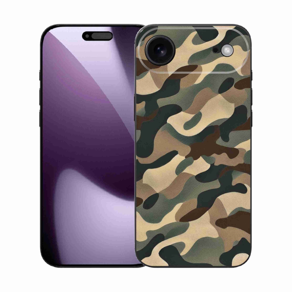 Gelový kryt mmCase na iPhone 17 Air - maskáčový vzor 11