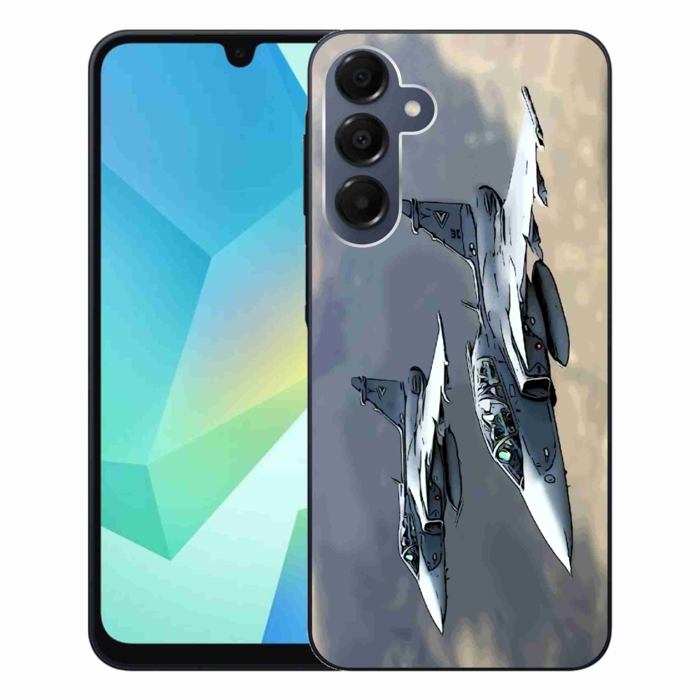 Gelový kryt mmCase na Samsung Galaxy A16 4G/5G - stíhačky
