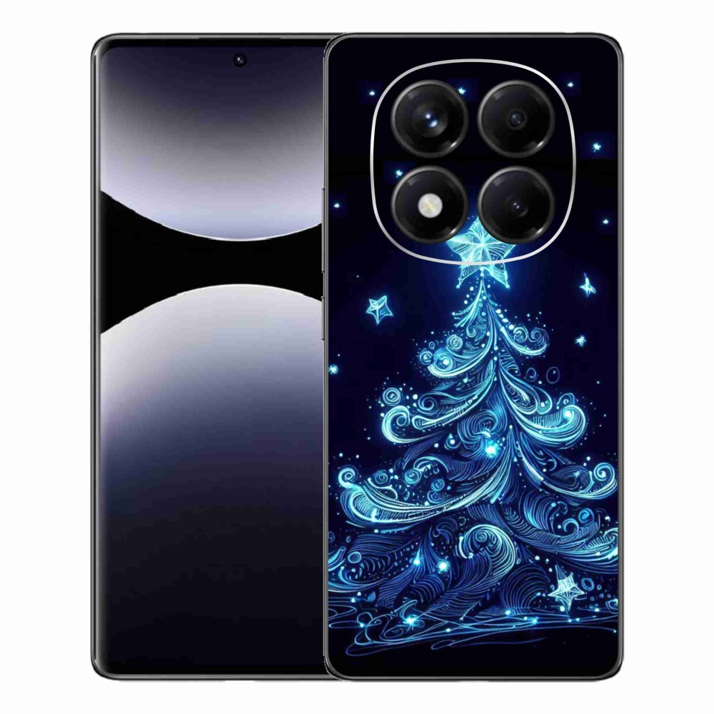 Gelový kryt mmCase na Xiaomi Redmi Note 14 Pro - neonový vánoční stromek 4